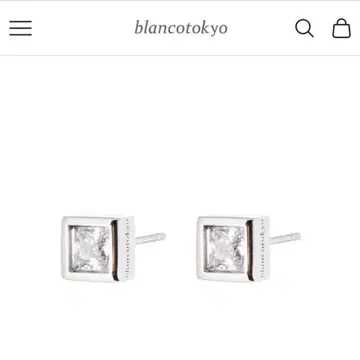 귀걸이 써지컬 스테인리스 blanco tokyo ECLAT