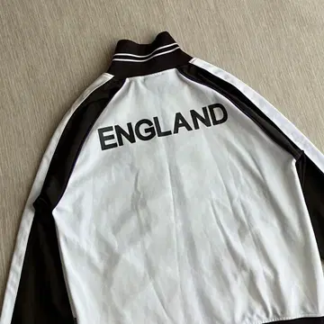 ENGLAND 트랙 자켓 브라운 화이트