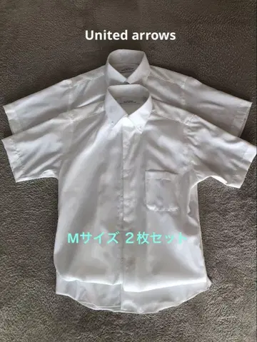 GREEN LABEL RELAXING 버튼다운 반팔 셔츠 M 2매 세트