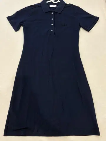 Lacoste 네이비 폴로 셔츠 원피스 36
