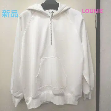 LOUNIE 새상품 화이트 풀 집업 후드티