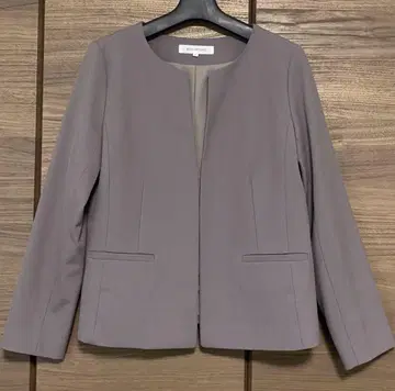 내추럴 뷰티 베이직 노카라 재킷