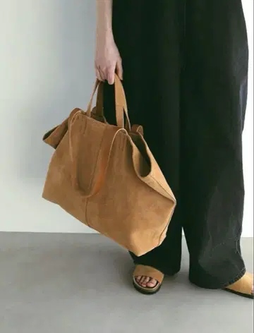 ETRE TOKYO 스웨이드 빅 토트백 스웨이드 Bag