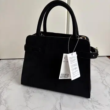 H&M 스웨이드 백 블랙