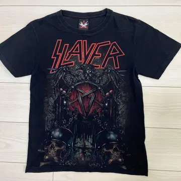 SLAYER 그래픽 티셔츠 S 블랙