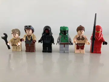 LEGO 레고 스타워즈 마그넷 미니 피규어 6개 세트