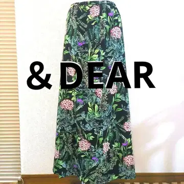 - &DEAR 롱 꽃무늬 스커트 &DEAR 보태니컬 무늬 앤드디어