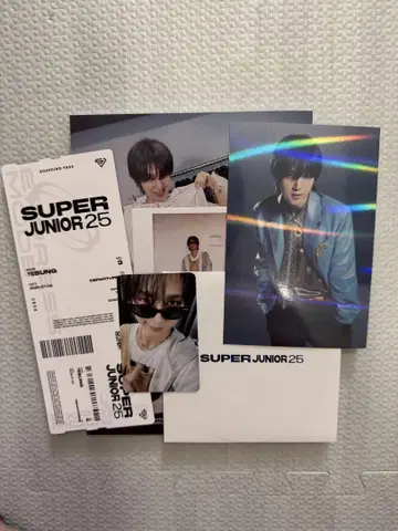 superjunior 25 포토북 ver. 예성 세트 트레이딩 카드 포함