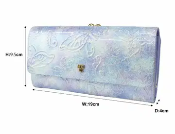 ANNA SUI 파피용 장지갑 아이리스 블루