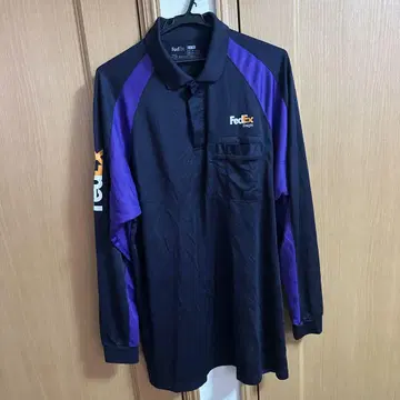 [ US 구제 의류 ] FedEx Freight 긴팔 피케 셔츠 XXL