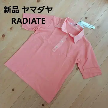 새상품 야마다야 RADIATE 이소재 반팔 폴로 셔츠 카노코 골프웨어에도