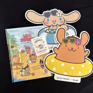 OLIVE YOUNG x Sanrio / 한국 한정판 폼폼 시나모롤