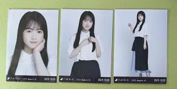 노기자카46 브로마이드 스즈키 유나 카가와 비대칭 3종 컴프