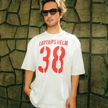 captains helm 풋볼 티셔츠 evilact