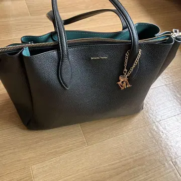 새상품급 사만다 타바사 Dream bag for 가죽 토트백 블랙