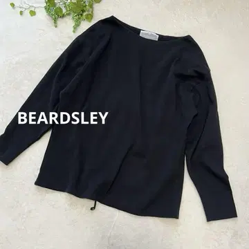 [컨디션 최상] BEARDSLEY 비어즐리 티셔츠 T셔츠 블랙 긴팔