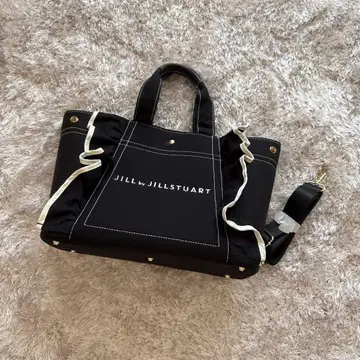 JILLSTUART 질스튜어트 토트백 대 블랙 프릴
