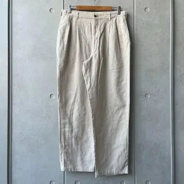 타미힐피거 린넨 코튼 슬랙스 린넨 팬츠