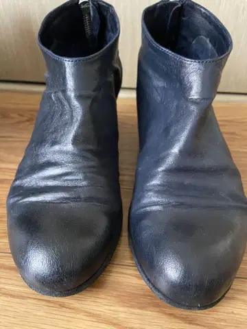 가죽 부티 백 지퍼