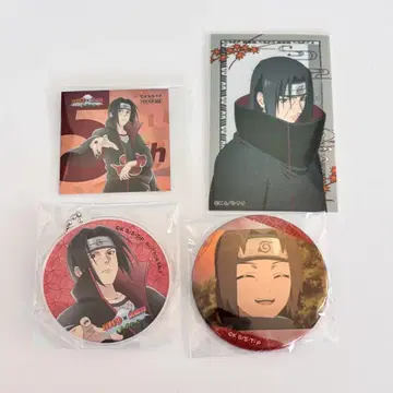 NARUTO 캔뱃지 세트 이타치 후지큐 씰 화지 카드 캔뱃지