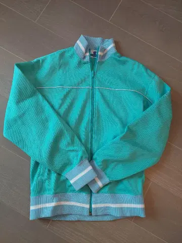 빈티지 [ 80'S ] Champion 터콰이즈 저지 M 사이즈