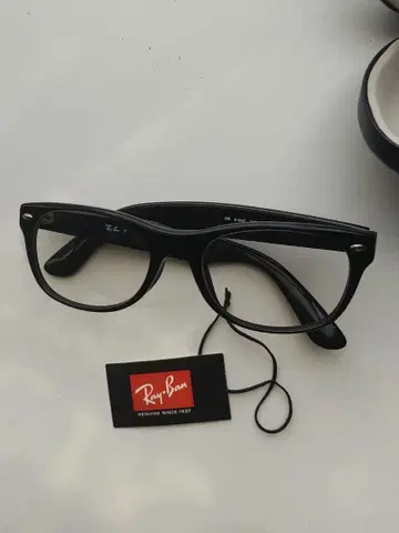 Ray-Ban 블랙 패션 안경 케이스 포함