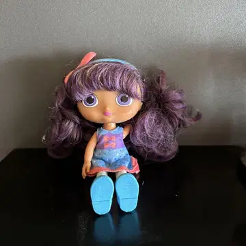 태닝 인형 아메리칸 보라색 머리 인형