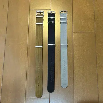 NATO 타입 벨트 22mm 3개 세트