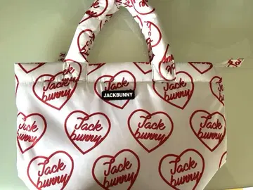 JACK BUNNY 하트 무늬 토트백