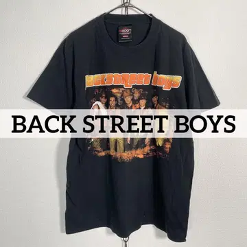 00s BACK STREET BOYS 티셔츠 SHOOT 블랙