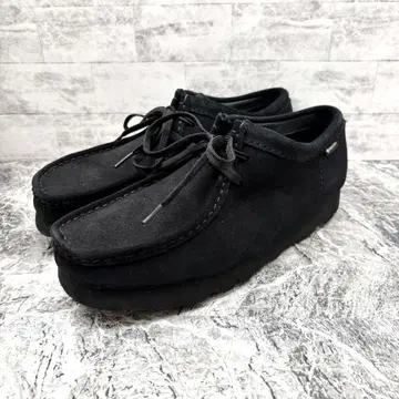 새상품급 클락스 왈라비 26cm 고어텍스 GTX 블랙 스웨이드