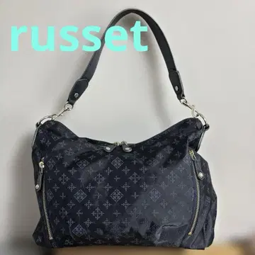 russet 러셋 2way 숄더백 로고