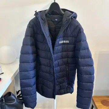 NAPAPIJRI 네이비 다운 자켓