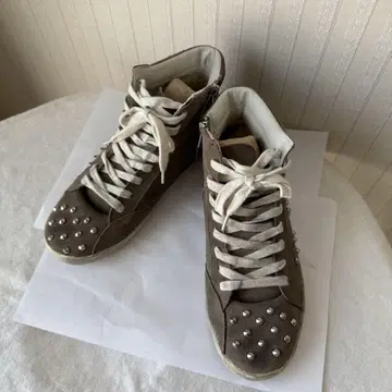 STEVE MADDEN 스티브매든 가죽 스니커즈 하이컷 7