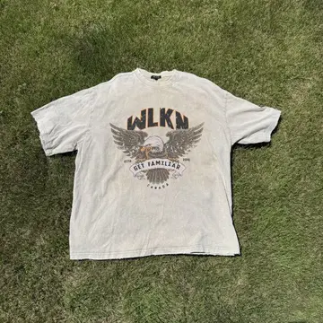 [여기만!] WLKN 이글 프린트 티셔츠 XXL