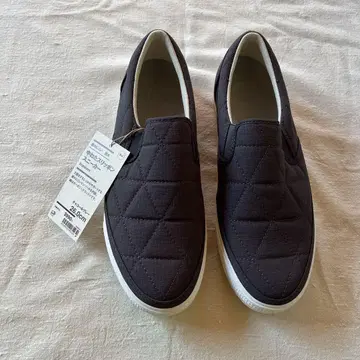 솜 슬립온 스니커즈 26.0cm 차콜 그레이