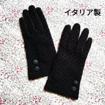 이탈리아제 장갑 블랙 포멀 여성용 S 사이즈