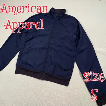 American Apparel 지퍼 나일론 자켓 네이비 S USA