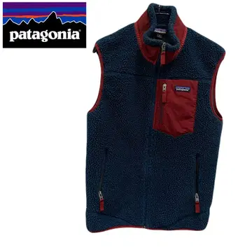 patagonia 파타고니아 레트로 X 베스트 네이비 레드