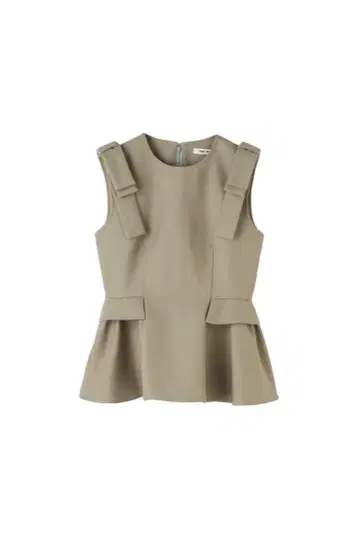 thetoe Korinthos Sleeveless Peplum