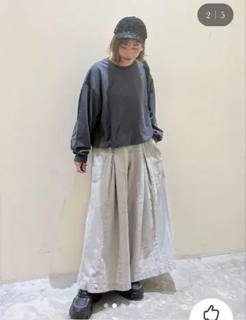 니코앤드 포켓 와이드 팬츠