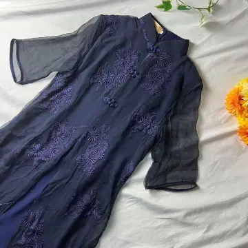 미사용 현대풍 차이나 원피스 L
