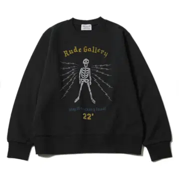 RUDE GALLERY LOUD SKULL CREW SWEAT