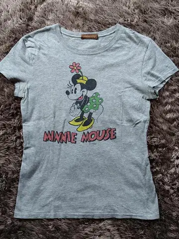 moussy 미니 T셔츠 그레이 M USED