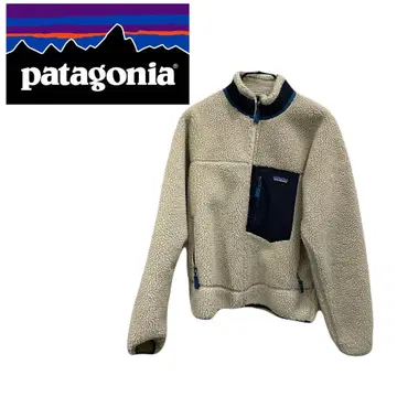 patagonia 파타고니아 레트로X 베이지 네이비 S