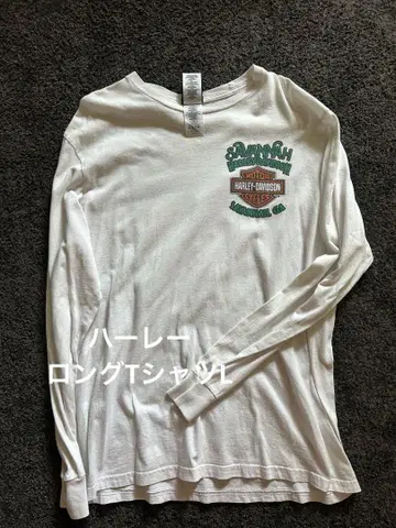 할리데이비슨 L 사이즈 롱 티셔츠