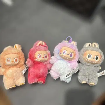 라부부 봉제 인형 4개 세트