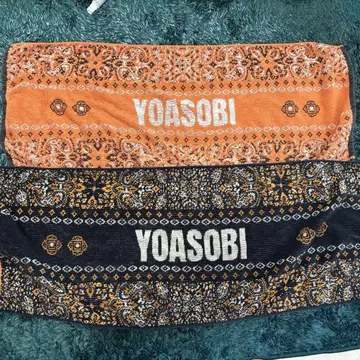 YOASOBI 투어 타월 오렌지 블랙
