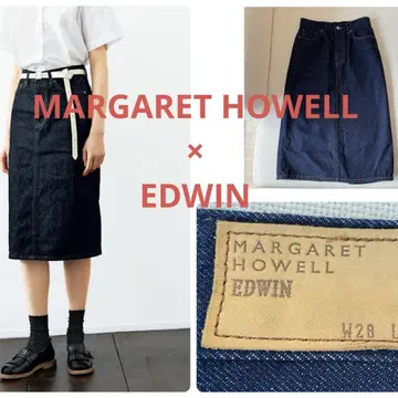 MARGARET HOWELL x EDWIN 데님 스커트 28