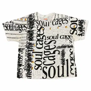90년대 STING The Soul Cages 밴딩 티셔츠 vintage
